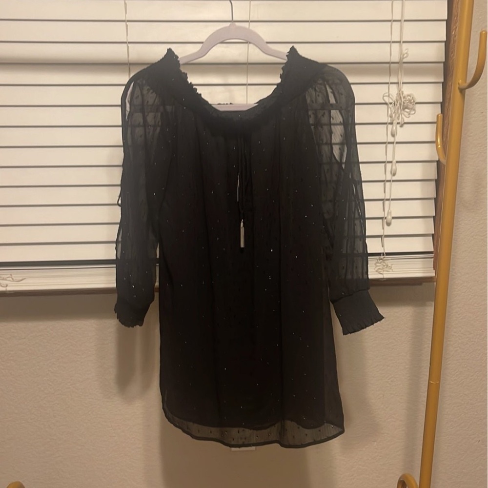 Elegant Black Women's Top